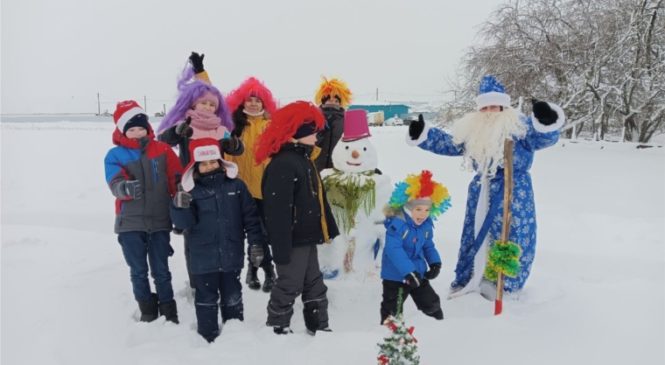 Игровая программа для детей «Веселое Рождество» в Беловоложском сельском клубе