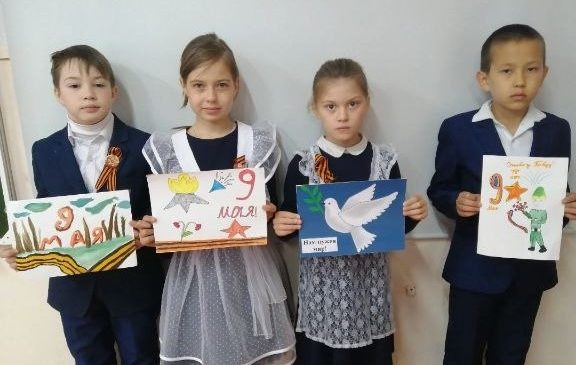 Конкурс рисунков «Я рисую Победу» в Большетаябинском СДК
